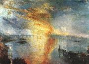 The Burning of the Houses of Parliament William Turner